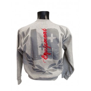 SUDADERA LAST ROUND GRIS