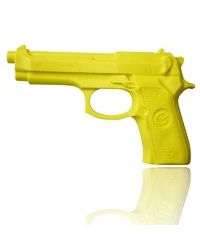 PISTOLA DE PLASTICO AMARILLA