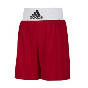 SHORT BOXEO ADIDAS ROJO