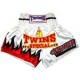 SHORT TWINS TW02 BLANCO CON LLAMA ROJA 