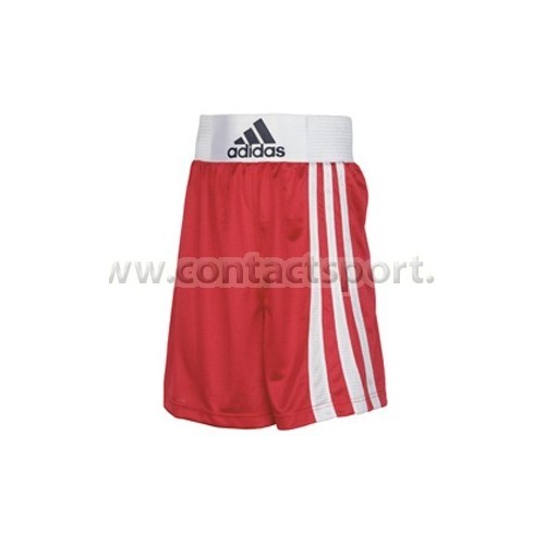 Pantalones de boxeo Adidas Rojo - Blanco