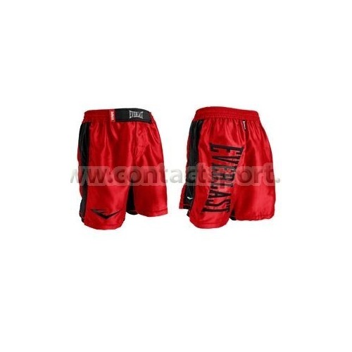 Pantalón corto para hombre color rojo y negro Everlast MMA 