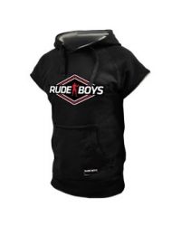 SUDADERA SIN MANGAS RUDE BOYS NEGRA