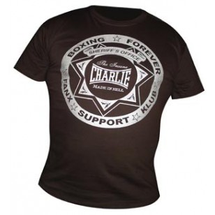 CAMISETA MARRÓN CHARLIE "SHERIFF"