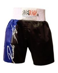 SHORT DE BOXEO RUDE BOYS AZUL 