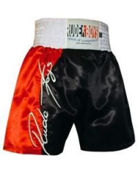 SHORT DE BOXEO RUDE BOYS ROJO