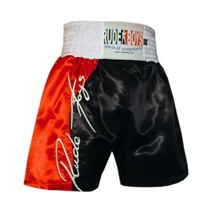 SHORT DE BOXEO RUDE BOYS ROJO