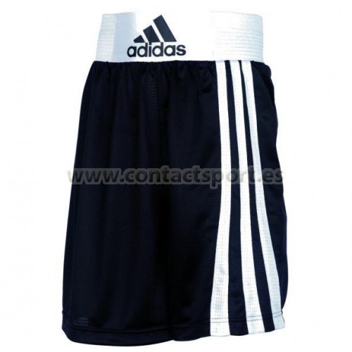 Suelto contenido Descuidado Short de boxeo Adidas negro