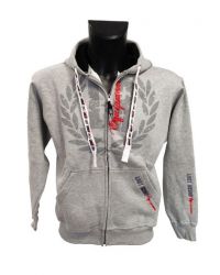 SUDADERA LAST ROUND CREMALLERA GRIS