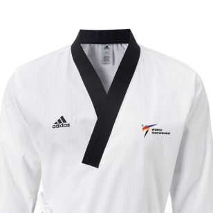 DOBOK ADI-POOMSAE MUJER "WT APPROVED" CUELLO NEGRO