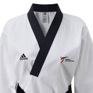 DOBOK ADI-POOMSAE MUJER "WT APPROVED" CUELLO NEGRO