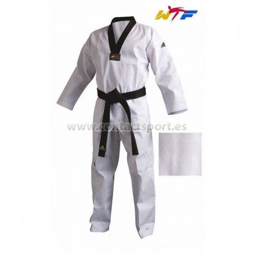 Dobok taekwondo adidas Adi-Star Cuello Negro