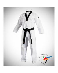 DOBOK ADI-FIGHTER "WT APPROVED" CUELLO NEGRO