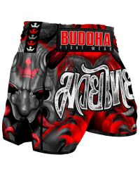 SHORT MUAY THAI KICKBOXING BUDDHA RETRO X AZUL 2.0