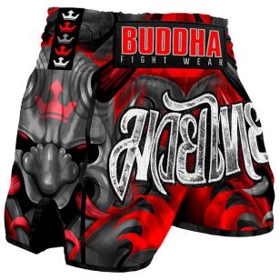 SHORT MUAY THAI KICKBOXING BUDDHA RETRO X AZUL 2.0