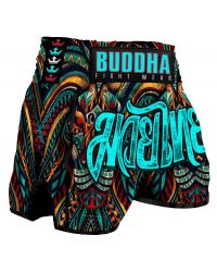 SHORT MUAY THAI KICKBOXING BUDDHA RETRO EMPIRE