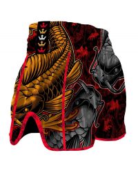 SHORT MUAY THAI KICKBOXING BUDDHA RETRO KOY NEGRO