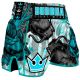 SHORT MUAY THAI KICKBOXING BUDDHA RETRO X AZUL 2.0