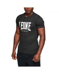 CAMISETA LEONE LOGO NEGRA