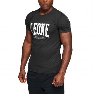 CAMISETA LEONE LOGO NEGRA