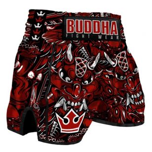 SHORT MUAY THAI KICKBOXING BUDDHA RETRO X AZUL 2.0