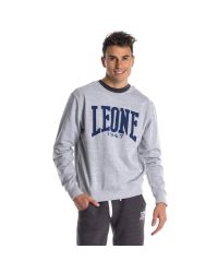 SUDADERA CUELLO REDONDO LEONE GRIS