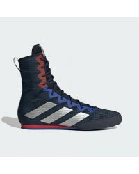 BOTA ADIDAS BOX HOG 4 AZUL/ROJO