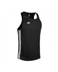 Camiseta adidas "AIBA" boxeo negro/blanco - adibtt02