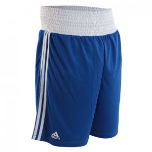 Short de boxeo adidas azul/blanco - adibts02 "AIBA"