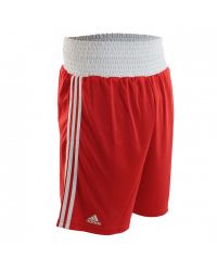 Short de boxeo adidas rojo/blanco - adibts02 "AIBA"