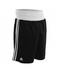 Short de boxeo adidas negro/blanco - adibts02 "AIBA"