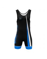 Malla de Lucha NKL Masculina (carbono) Azul