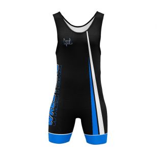 Malla de Lucha NKL Masculina (carbono) Azul