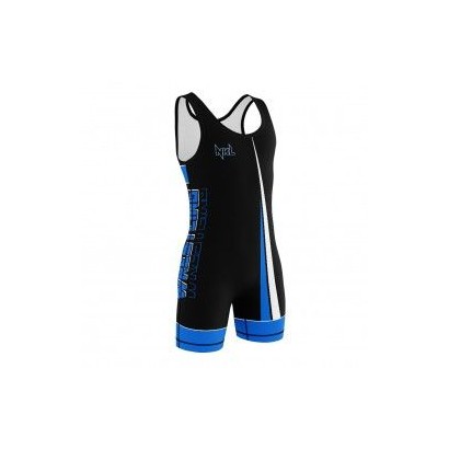 Malla de Lucha NKL Femenina (carbono) Azul