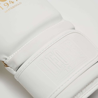 Guantes de boxeo Leone WHITE&GOLD  