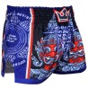 Short Buddha Muay Thai Kick Boxing Thailand Azul
