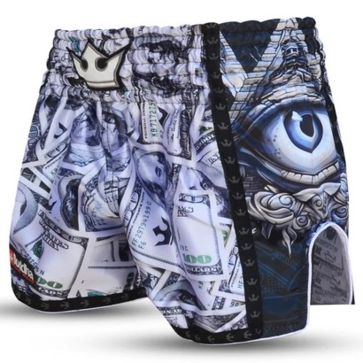 Short Buddha Muay Thai Short Dollar Blanco