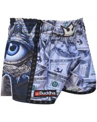 Short Buddha Muay Thai Short Dollar Blanco