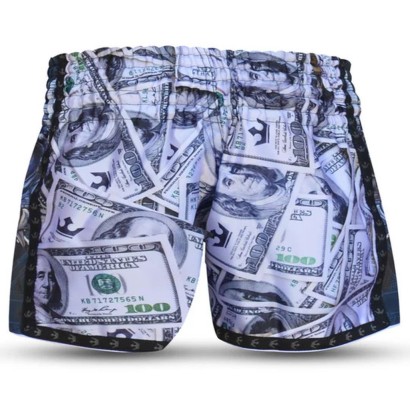 Short Buddha Muay Thai Short Dollar Blanco