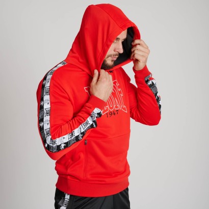 Sudadera Capucha Leone ICONIC Roja