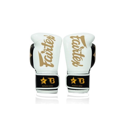 Guante Fairtex FXB BG V2 WH/BK/GOLD
