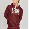 Sudadera Leone con capucha Logo Granate