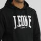 Sudadera Leone Capucha Logo Negro