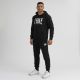 Sudadera Leone Capucha Logo Negro
