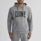 Sudadera Leone Capucha Logo Gris