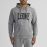 Sudadera Leone Capucha Logo Gris