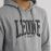 Sudadera Leone Capucha Logo Gris