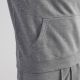 Sudadera Leone Capucha Logo Gris