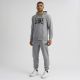 Sudadera Leone Capucha Logo Gris