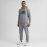 Sudadera Leone Capucha Logo Gris